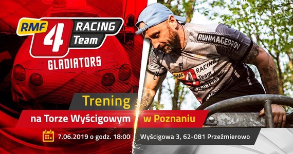 Siódmego czerwca drużyna RMF4RT Gladiators zaprasza na otwarty trening na Torze Wyścigowym w Przeźmierowie koło Poznania. 