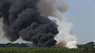 Dolnośląskie: Potężny pożar w Gaci. Płoną Zakłady Gospodarowania Odpadami