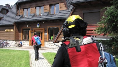 Turysta spadł z Przełęczy Krzyżne w Tatrach