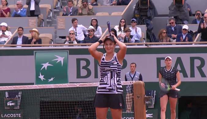 Roland Garros. Australijka Ashleigh Barty zwyciężczynią turnieju. Wideo