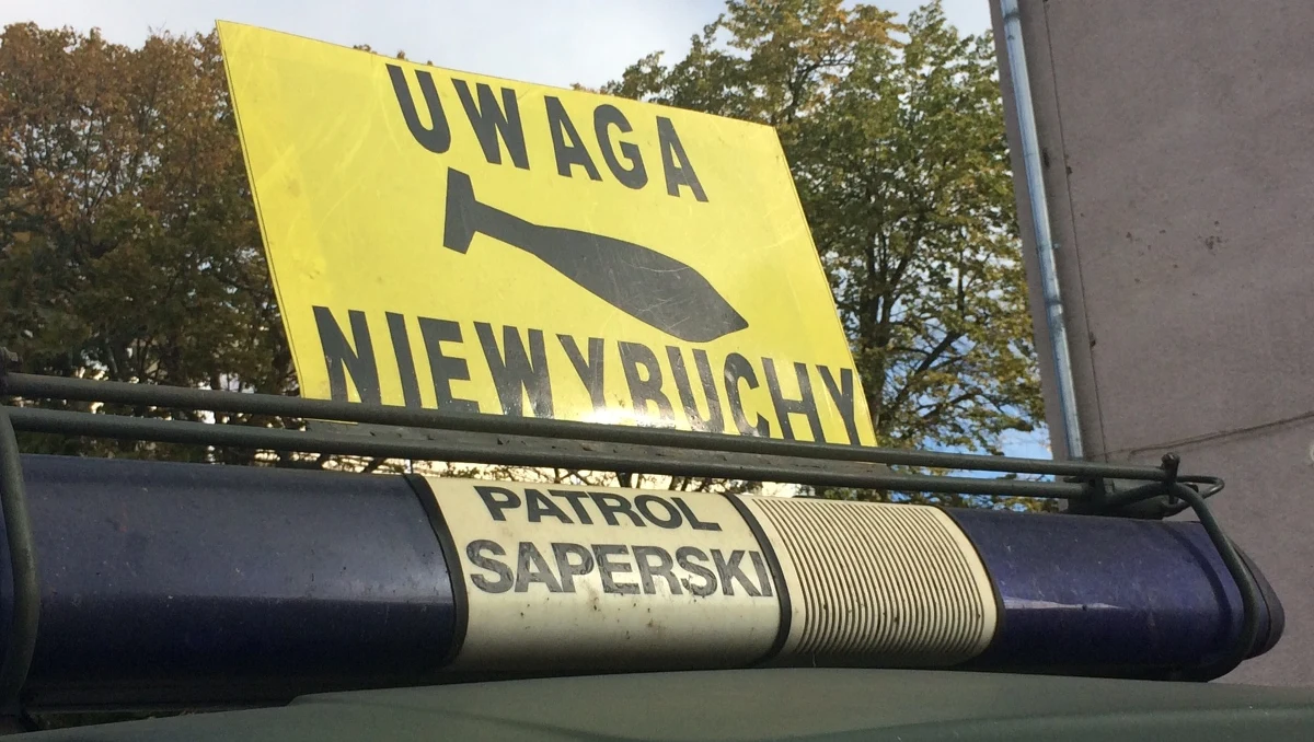 Niewybuch z czasów II wojny światowej usuwają saperzy w Szczecinie. Na czas podnoszenia ładunku policja zamknie dla ruchu okolice skrzyżowania przy jeziorze Głębokim.