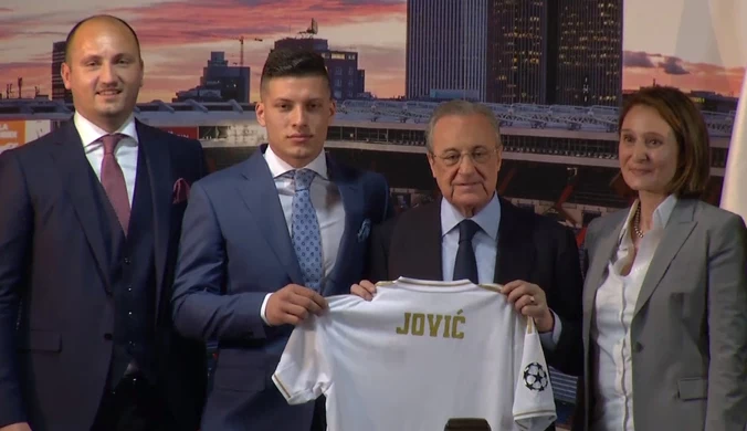 Luka Jović zaprezentowany w Realu Madryt. Wideo