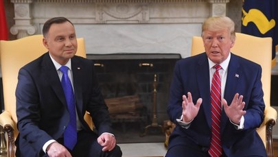 Andrzej Duda w USA. Donald Trump: "Mam nadzieję, że Rosja będzie traktować Polskę z szacunkiem"