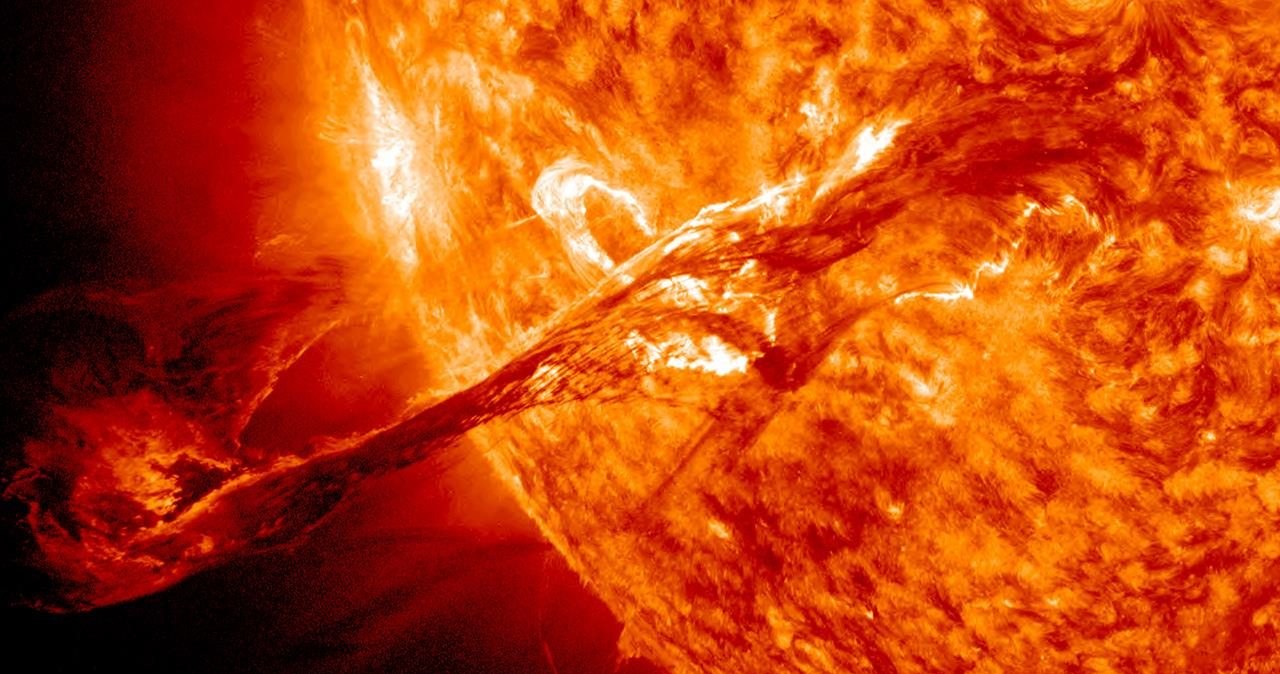 The sun with a faster peak of violent activity.  There is only a little time left