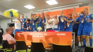 Piłkarze reprezentacji Ukrainy wtargnęli na konferencję prasową. Wideo