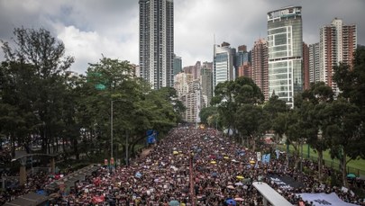 Hongkong: Masowe demonstracje przeciw ekstradycji do Chin