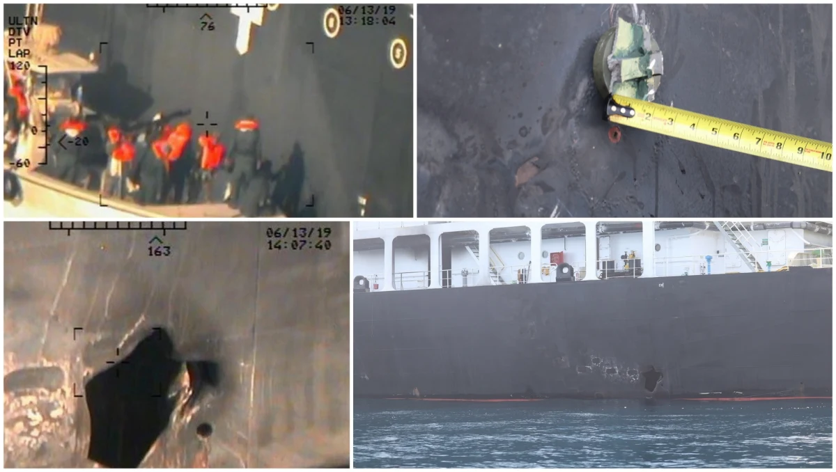 Siły zbrojne USA opublikowały nowe zdjęcia ataku na japoński tankowiec w Zatoce Omańskiej. Mają one pokazywać, jak irańscy Strażnicy Rewolucji usuwają minę, która nie wybuchła. Stany Zjednoczone zapowiedziały też, że wyślą tysiąc dodatkowych żołnierzy na Bliski Wschód.