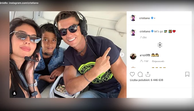 Cristiano Ronaldo udał się na zasłużony odpoczynek do Grecji. Wideo