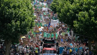 Demonstracje proklimatyczne w Akwizgranie. Blokada odkrywek węgla brunatnego