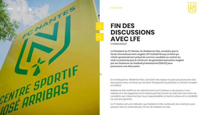 Ligue 1. Waldemar Kita nie sprzedaje Nantes