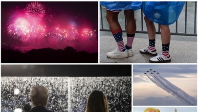 Fajerwerki, pokazy, parady. Ameryka świętowała Dzień Niepodległości