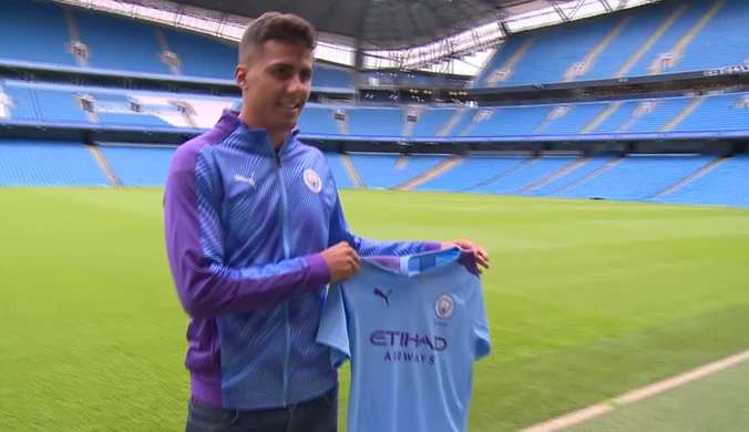 Rodri zaprezentowany w Manchesterze City. Ogromne pieniądze za 23-latka. Wideo