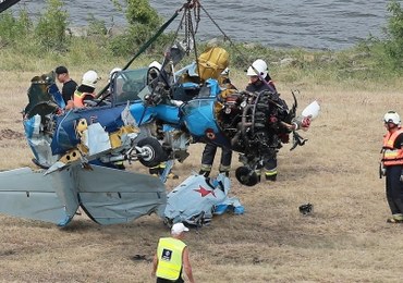 Katastrofa podczas pokazów lotniczych w Płocku. Pilot był przytomny