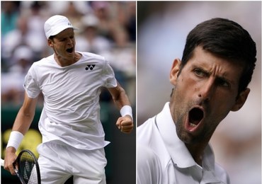Postawił się wielkiemu Novakowi Djokoviciowi: Widowiskowy pojedynek Huberta Hurkacza na Wimbledonie!