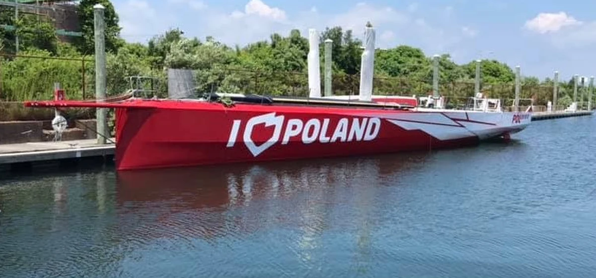 Jacht "I love Poland" ponownie na wodzie. Jednostka została zwodowana w marinie na Rhode Island - informuje korespondent RMF FM Paweł Żuchowski. 