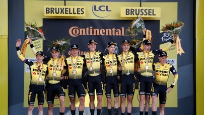 Tour de France: Ekipa Jumbo-Visma wygrała drużynówkę