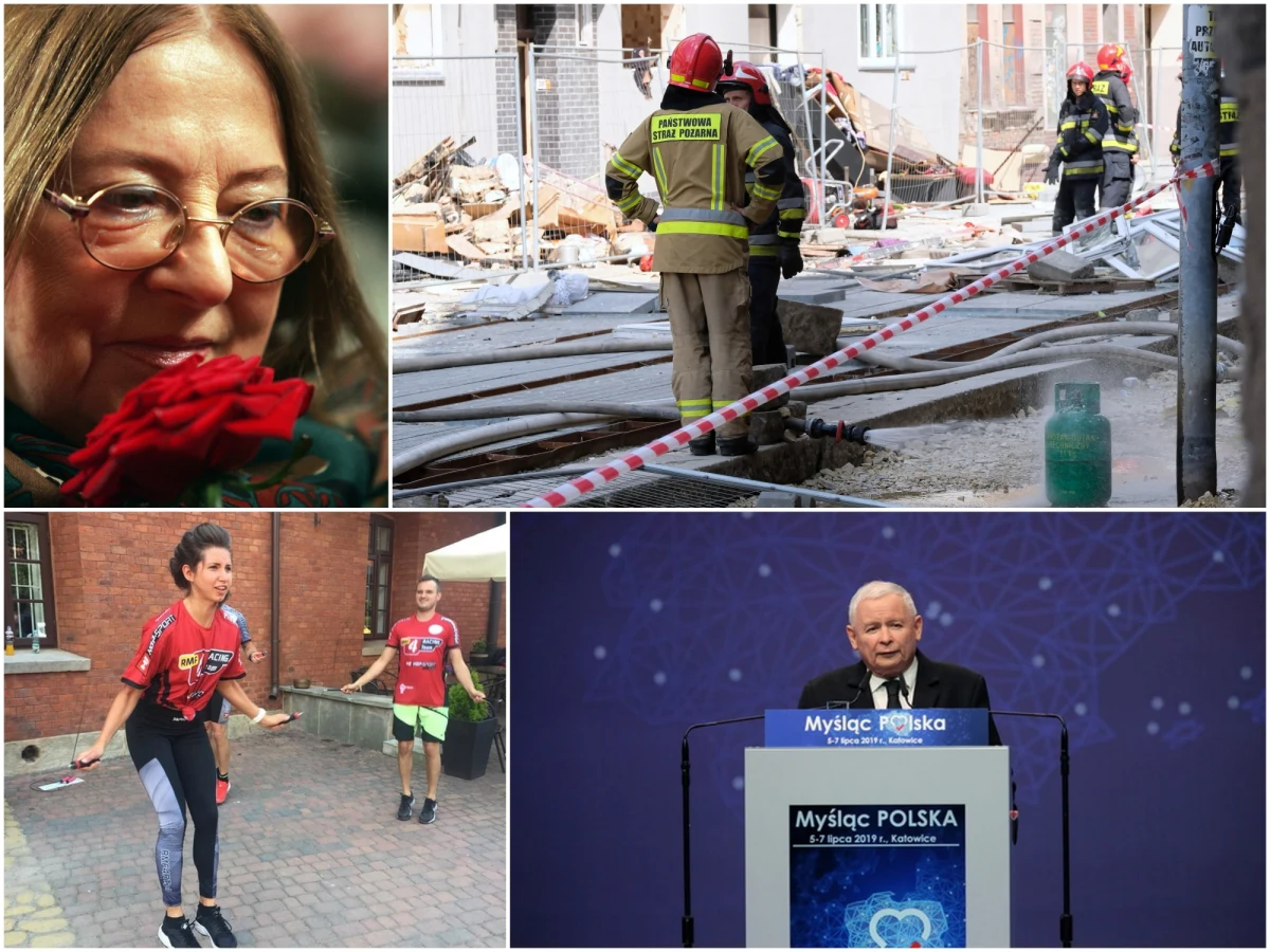 Jedną z najważniejszych informacji weekendu była tragiczna eksplozja w Bytomiu. Głośno było również o konwencji Prawa i Sprawiedliwości w Katowicach i decyzji Polskiego Stronnictwa Ludowego ws. formuły startu w wyborach parlamentarnych. Władze Iranu ogłosiły wzbogacanie uranu powyżej poziomu ustalonego w porozumieniu nuklearnym. W wieku 87 lat zmarła Wanda Warska - wybitna polska wokalistka jazzowa. 