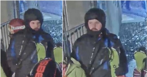 Policjanci ze Szczyrku w Śląskiem poszukują narciarza. Mężczyzna w lutym spowodował wypadek na stoku i uciekł. Teraz policja publikuje wizerunek poszukiwanego, zarejestrowany przez kamery monitoringu.