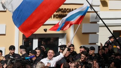 Protesty opozycji w Rosji. Policja zatrzymała 38 osób