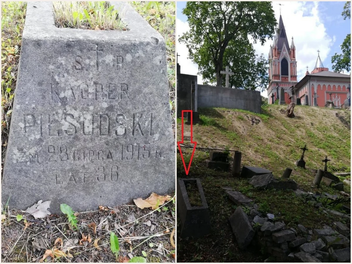 Na wileńskim cmentarzu Rossa odnaleziono grób Kacpra Piłsudskiego, najmłodszego z pięciu braci marszałka Józefa Piłsudskiego. Zmarł on w 1915 roku w wieku 36 lat.