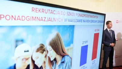 Szef MEN komentuje wynik rekrutacji w Warszawie: Efekt rywalizacji