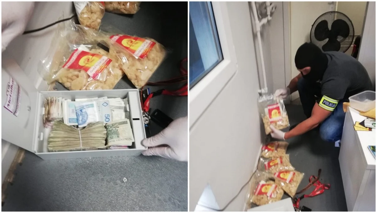 Osiem kilogramów mefedronu, silnie uzależniającego narkotyku, znaleźli policjanci na terenie jednej z myjni samochodowych w Poznaniu. Właściciel obiektu został zatrzymany. Grozi mu 12 lat więzienia.