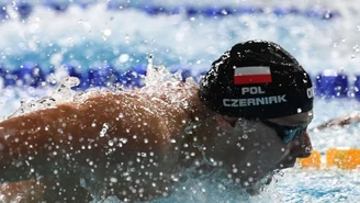Konrad Czerniak w półfinale rywalizacji na 50 metrów "motylkiem"