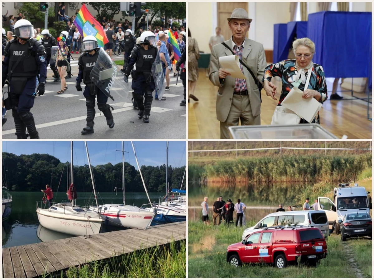 Prokuratura zapowiedziała, że w poniedziałek odbędzie się sekcja zwłok dziecka znalezionego między Warszawą a Grodziskiem Mazowieckim. Policja jest przekonana o tym, że to poszukiwany 5-letni Dawid. Wskazuje na to ubiór chłopca. W sobotę ulicami Białegostoku przeszedł Pierwszy Marsz Równości. Przejście uczestników marszu kilkakrotnie próbowali zablokować kibice, policja musiała użyć gazu. W uczestników rzucano kamieniami, jajkami i petardami. Partia prezydenta Ukrainy Wołodymyra Zełenskiego Sługa Narodu zwyciężyła w przedterminowych wyborach do parlamentu. To najważniejsze wydarzenia minionego weekendu.