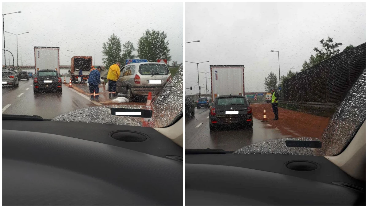 Ze sporymi utrudnieniami zmagali się kierowcy podróżujący zakopianką. Na wjeździe do Krakowa, z powodu rozlanego na jezdnię oleju, zablokowany przez kilka godzin był zjazd z tej drogi na autostradę A4. 