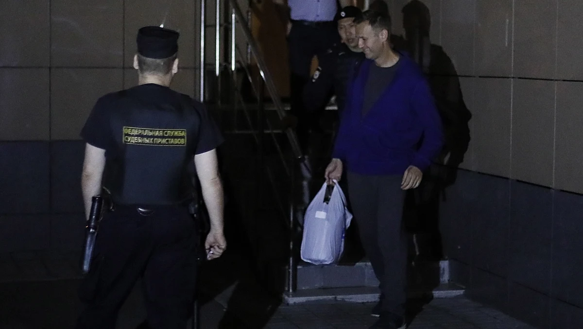 Rosyjski opozycjonista Aleksiej Nawalny został skazany na 30 dni aresztu w związku z zapowiadanym protestem w Moskwie - poinformowała jego rzeczniczka Kira Jarmysz. Zarzut dotyczył nawoływania do nielegalnego zgromadzenia.