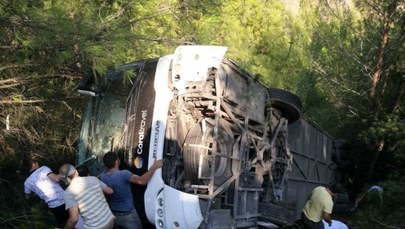 Dwie osoby nadal w szpitalu po wypadku autokaru w Turcji