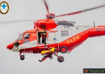 Ratownicy TOPR ewakuowali turystów z Orlej Perci