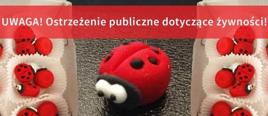 Główny Inspektorat Sanitarny wycofał z obrotu jedną partię ozdoby cukierniczej pod nazwą "Biedronka czerwona rodzina". Powodem jest zbyt wysoki poziom barwnika E 124.