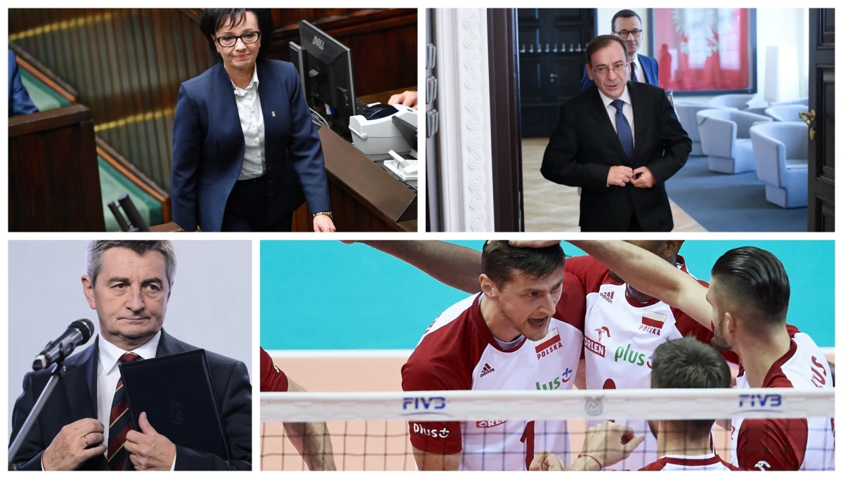 Oficjalna dymisja Marka Kuchcińskiego - nowym marszałkiem Sejmu została Elżbieta Witek. Z kolei jej zastępcą w MSWiA został minister-koordynator służb specjalnych Mariusz Kamiński. Dzisiaj ujawniono także wykaz lotów premiera Mateusza Morawieckiego. Oficjalnie rozpoczęła się też kampania do wyborów parlamentarnych - w Dzienniku Ustaw pojawiło się prezydenckie postanowienie. Fani siatkówki mieli też dziś okazję do świętowaniu - polska reprezentacja wygrała z Tunezją 3:0. Oto najważniejsze wydarzenia piątku zebrane w naszym Podsumowaniu Dnia.