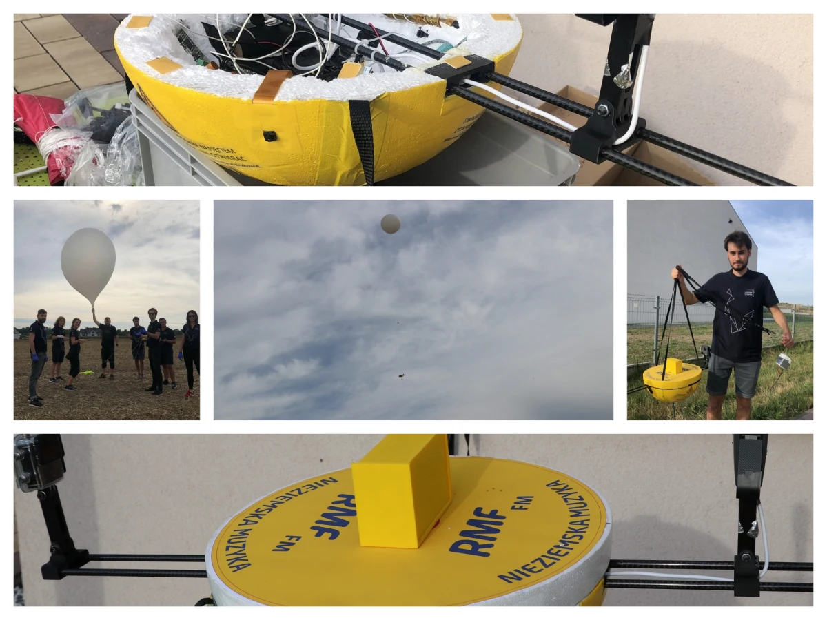 W sobotę o poranku wysłaliśmy w stratosferę specjalną kapsułę, z której wyemitujemy, jako pierwsze radio na świecie, fragment specjalnego programu.