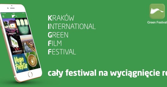 International Green Film Festival w Krakowie zbliża się wielkimi krokami. Już teraz możesz ściągnąć na swój telefon specjalną aplikację. Sprawdzisz dzięki niej program festiwalu, opisy filmów, a także wybierzesz nagrodę publiczności, głosując na ulubiony film.