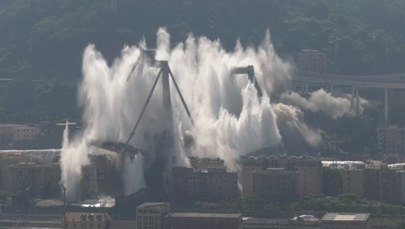 Włochy: Zakończono burzenie pozostałości mostu w Genui