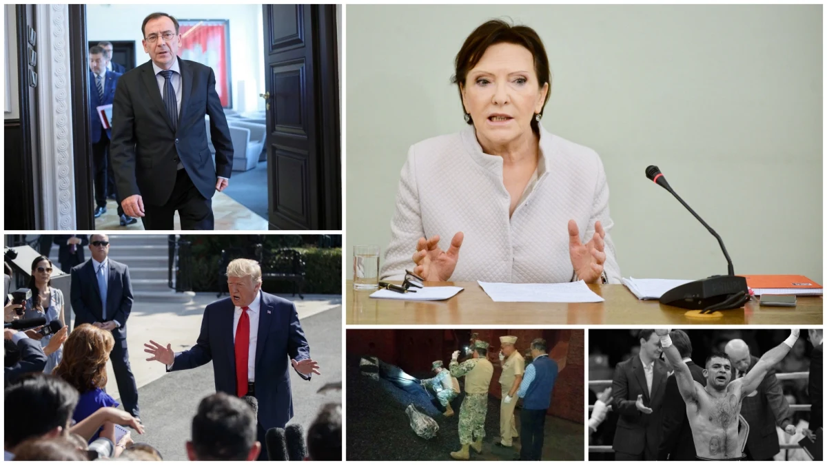 W środę poznaliśmy szczegóły wrześniowej wizyty prezydenta USA w Polsce. Jak nieoficjalnie dowiedział się reporter RMF FM, Donald Trump i Andrzej Duda mają razem wizytować bazę lotniczą w Powidzu. Prezydent Andrzej Duda powołał Mariusza Kamińskiego na stanowisko ministra spraw wewnętrznych i administracji. Kamiński będzie łączył tę funkcję z funkcją koordynatora ds. służb specjalnych. Po południu na stronie internetowej KPRM opublikowano wykaz lotów Ewy Kopacz. Wykaz obejmuje czas, kiedy Kopacz była premierem - lista zawiera 47 pozycji. Wieczorem, piłkarze Legii Warszawa po wyjazdowym zwycięstwie nad Atromitosem Ateny 2:0 (1:0) awansowali do czwartej, ostatniej rundy eliminacji Ligi Europy. Zebraliśmy dla Was najważniejsze informacje środy.