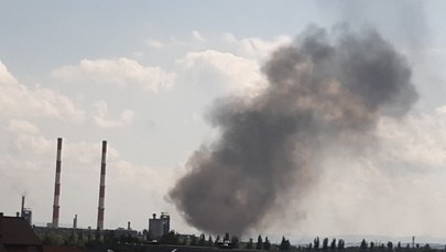 Pożar na terenie Huty Arcelor Mittal w Krakowie. Ogień został opanowany