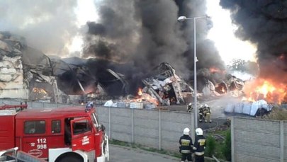 Śledztwo ws. pożaru w zakładzie przetwarzania odpadów w Myszkowie