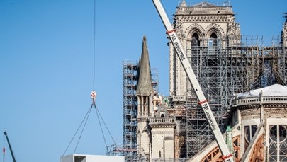Pożar Notre Dame. Wznowiono odbudowę katedry