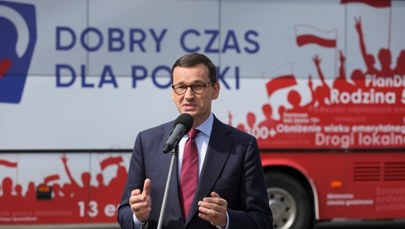 "PiS-bus" rusza w Polskę. Premier zainaugurował kampanijny objazd 