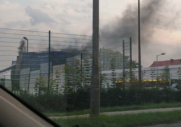 Groźny pożar na terenie kopalni Knurów-Szczygłowice