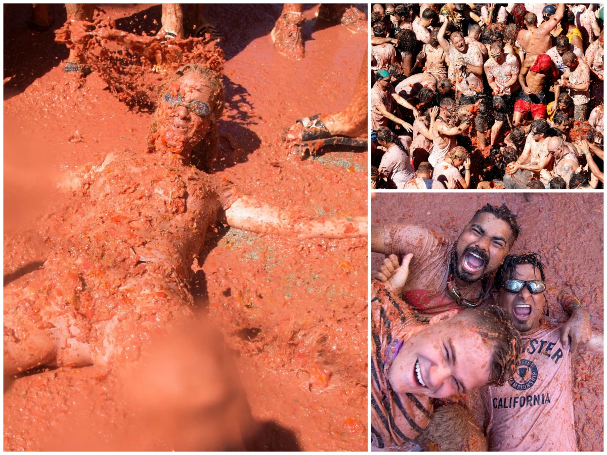 Ponad 20 tys. ludzi wzięło w środę udział w dorocznej bitwie na pomidory La Tomatina w mieście Bunol ok. 40 km od Walencji, na wschodzie Hiszpanii. W czasie walki zużyto 145 ton pomidorów.