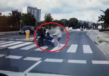 Lubin: Motocyklista wjechał w dziecięcy wózek i uciekł