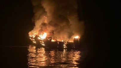 Pożar na statku u wybrzeży Kalifornii. 34 osoby uznane za zmarłe
