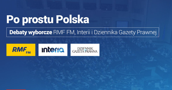 ​Wybory parlamentarne już za kilkadziesiąt dni. Jak politycy chcą zmienić kraj? RMF FM, "Dziennik Gazeta Prawna" i Interia.pl zapraszają na serię debat wyborczych "Po prostu Polska" z udziałem polityków z największych ugrupowań. Pierwsza z nich już 9 września, w poniedziałek. Gospodarzem cyklu będzie Marcin Zaborski.