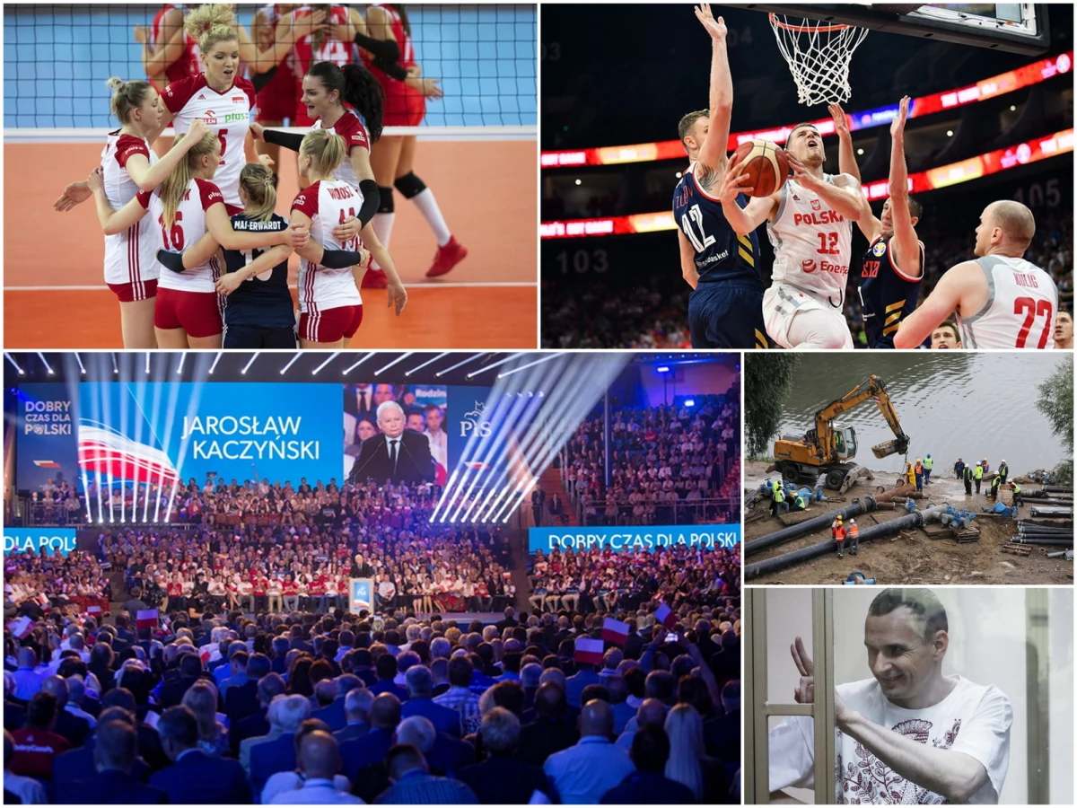 Weekend obfitował w sportowe emocje. Reprezentacja Polski w siatkówce kobiet przegrała mecz o trzecie miejsce mistrzostw Europy. Z brązowego medalu cieszą się Włoszki, które pokonały nasz zespół 3:0. Natomiast na koszykarskim parkiecie Polacy przegrali z Argentyną 65:91 (14:20, 13:22, 14:28, 24:21) w meczu na szczycie grupy I drugiej fazy mistrzostw świata w Chinach. Emocji nie zabrakło również na scenie politycznej. W sobotę podczas konwencji w Lublinie prezes PiS przedstawił „hattrick Kaczyńskiego”.  „Na koniec 2020 r. minimalna pensja będzie wynosiła 3 tys. zł, a na koniec 2023 minimalna pensja będzie wynosiła 4 tys. zł.” – przekonywał Jarosław Kaczyński. Przeczytajcie, co jeszcze wydarzyło się w weekend.