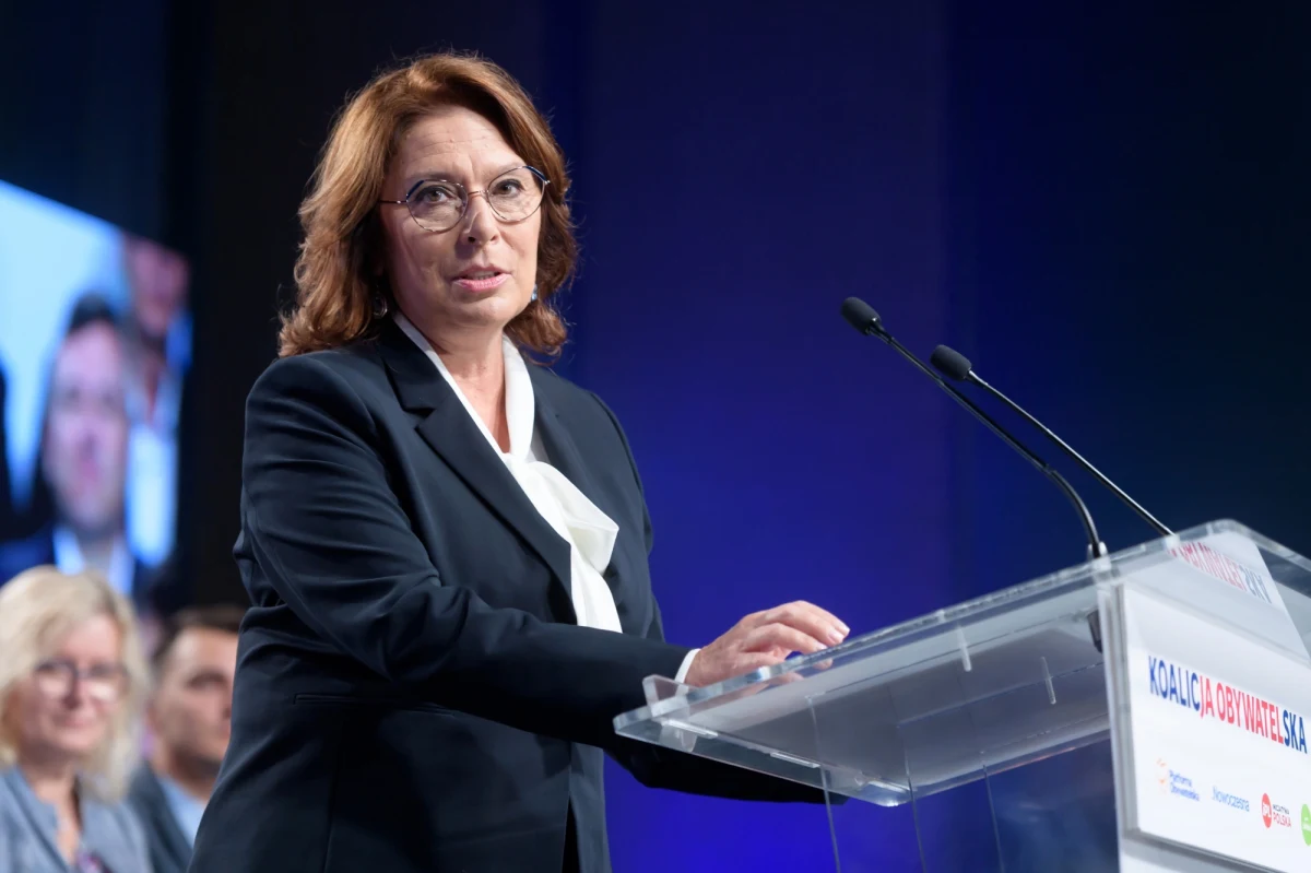 Ludzie pracy muszą być szanowni i doceniani - ci, którzy ją wykonują, ale także ci, którzy ją dają, bo jedni i drudzy są od siebie zależni i muszą współdziałać - mówiła kandydatka KO na premiera Małgorzata Kidawa-Błońska podczas konwencji Koalicji w Poznaniu. 