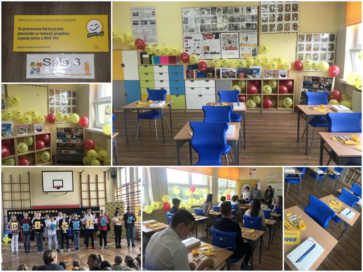 Laptopy, interaktywne pomoce naukowe i nowoczesny wystrój – to tylko niektóre z elementów, dzięki którym dzieci będą mogły efektywniej i chętniej się uczyć. W ramach akcji Lepsze Jutro wraz z uczniami ze szkoły podstawowej im. Kornela Makuszyńskiego w Zajączkach Drugich otworzyliśmy nową pracownię historyczno-humanistyczną.